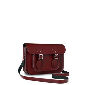 The Cambridge satchel company oxblood 11’ bag